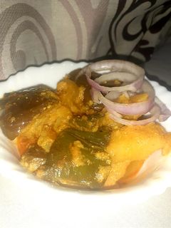 বেঙ্গন দো পেঁয়াজা (baingan do peyaja recipe in Bengali) রেসিপির প্রধান ছবি