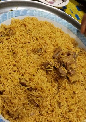 صورة لوصفة مكبوس لحم