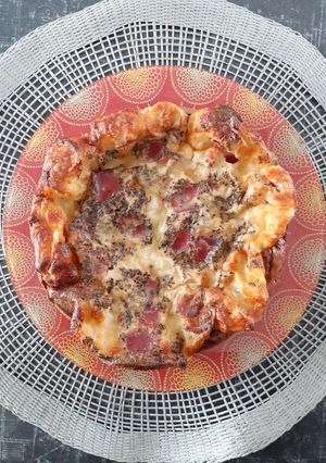 Une photo de Clafoutis au Jambon Cru et Mozzarella / Healthy