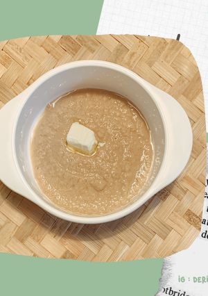 Foto resep MPASI 6m menu lengkap - hati ayam jagung