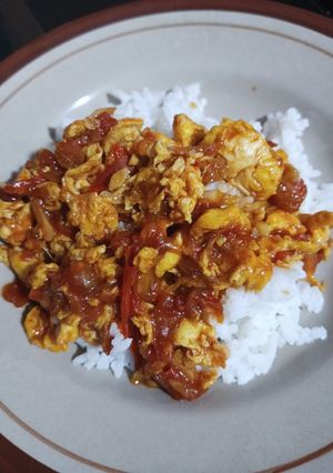 Foto resep Nasi Telur Tomat
