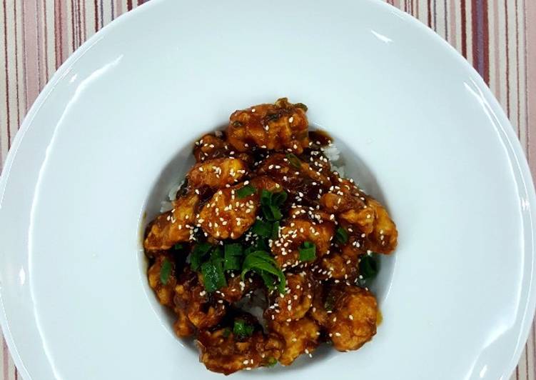 Recipe of Perfect General Tso Chicken with Rice