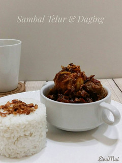 Foto resep Sambal Telur & Daging