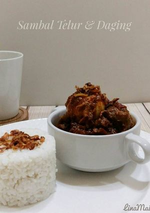 Foto resep Sambal Telur & Daging