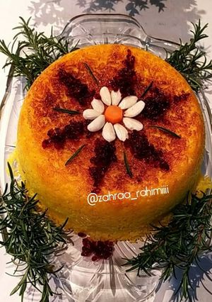 عکسی از دستور ته چین مرغ
