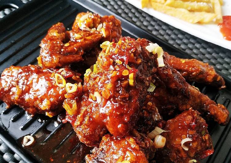 Langkah Mudah untuk Menyiapkan Yangnyeom Korean Fried Chicken / Ayam ala Drama Korea, Bisa Manjain Lidah