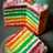 Moist rainbow cake (cake pelangi lembut)