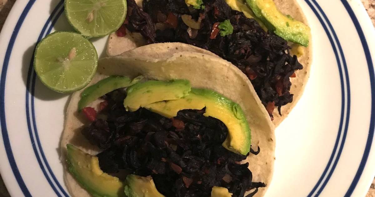 Tacos de jamaica?? Receta de Paulyna  Cookpad