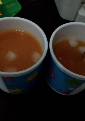 Foto resep Es Sari Jeruk Markisa
