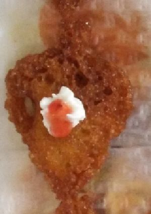 A picture of Bread Heart malpua.