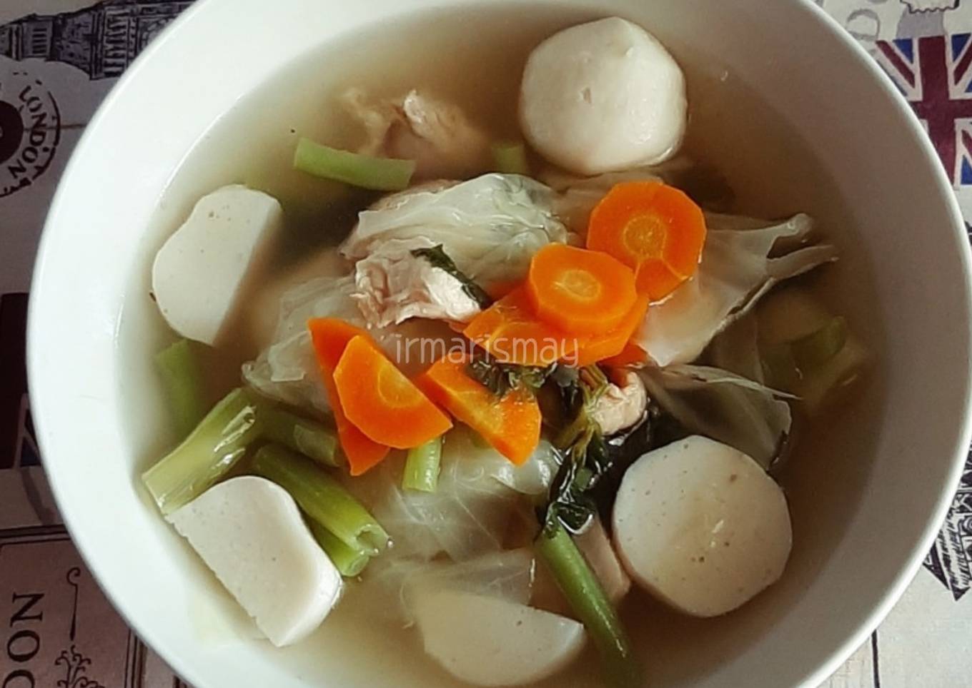 Langkah Mudah untuk Membuat 254. Sop Ayam Baso Kilat, Lezat