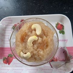 A picture of Suji Ka Halwa.