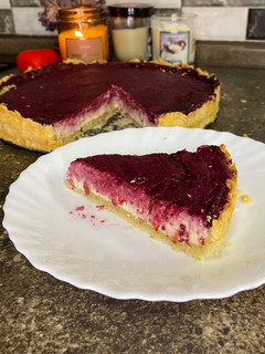 Фото Сирно-ягідний пиріг🥮.