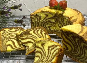Foto resep Zebra Butter Cake