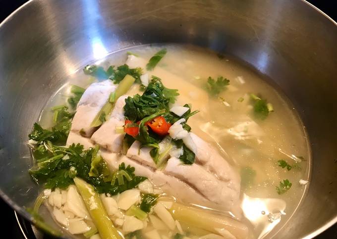 Simple Way to Make Award-winning Steamed fish in chilli, lime and garlic broth