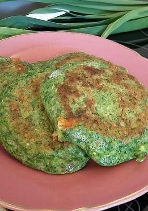 Une photo de Galettes de fanes de radis