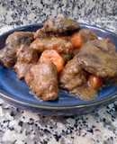 Estofado de ternera con setas shiitake