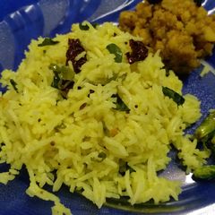 A picture of Lemon Rice.