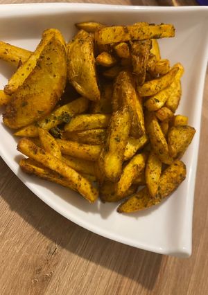 صورة لوصفة بطاطا ودجز wedges