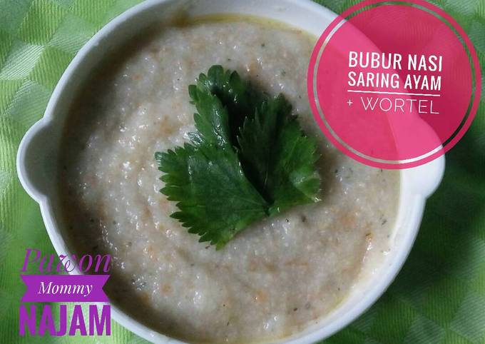 Resep Bubur Nasi Saring Ayam Komplit Oleh Pawon Mommy Najam Cookpad