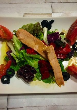 Foto principal de Ensalada de ventresca con Teriyaki