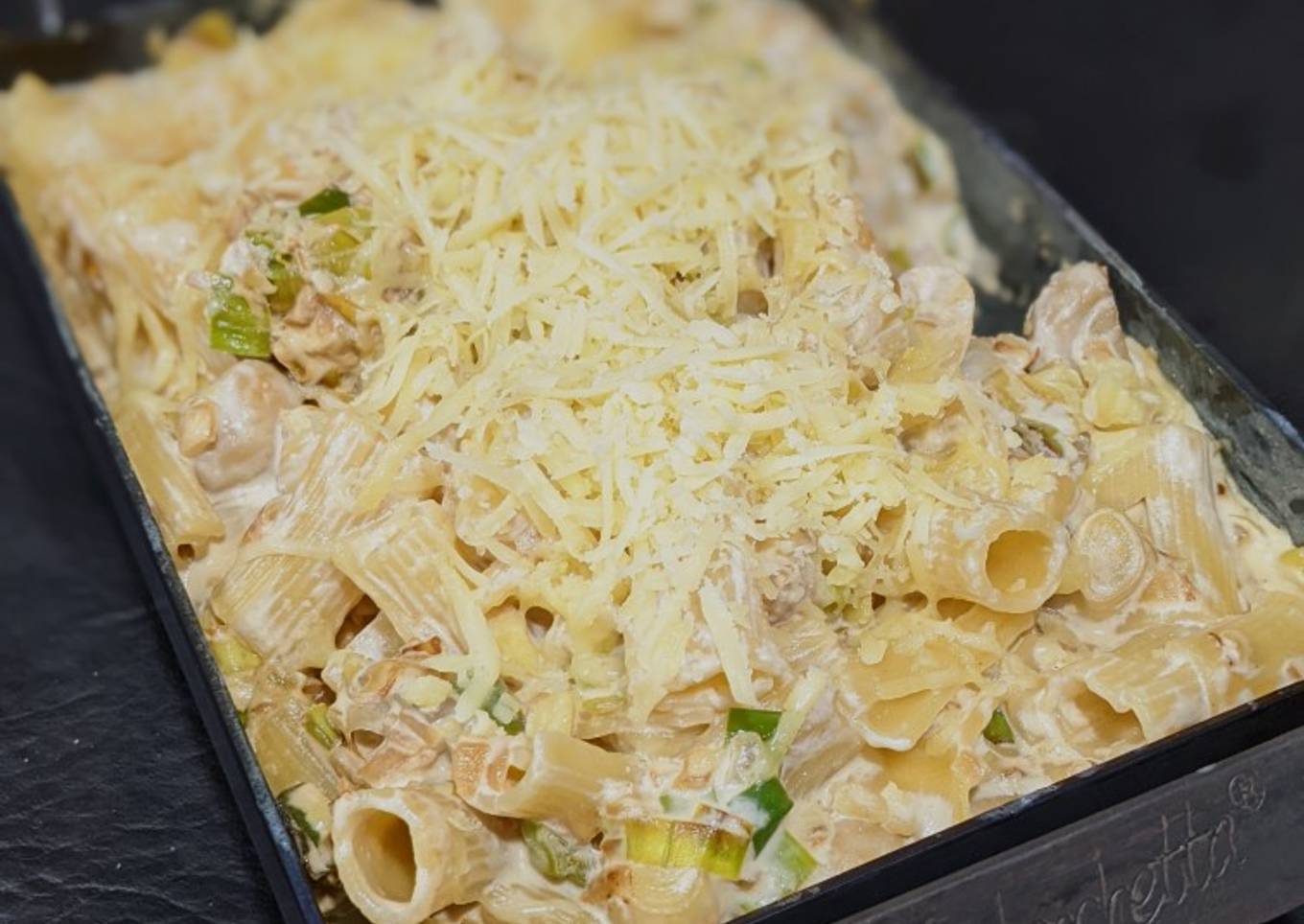 Pasta en salsa de champignones y puerro en La Planchetta 😍💖🍄