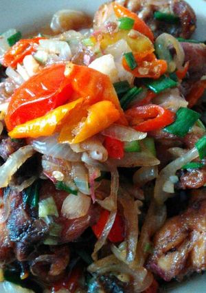Foto resep Ayam bawang saos tiram