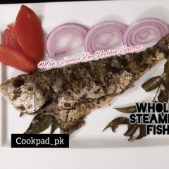 Whole Steamed Fish 🐟 A picture of Whole Steamed Fish 🐟.