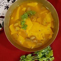 A picture of Dal Dhokli.