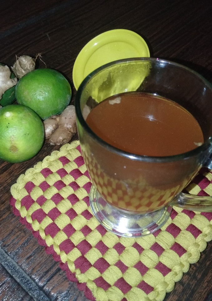 Foto resep Teh jahe jeruk nipis anget