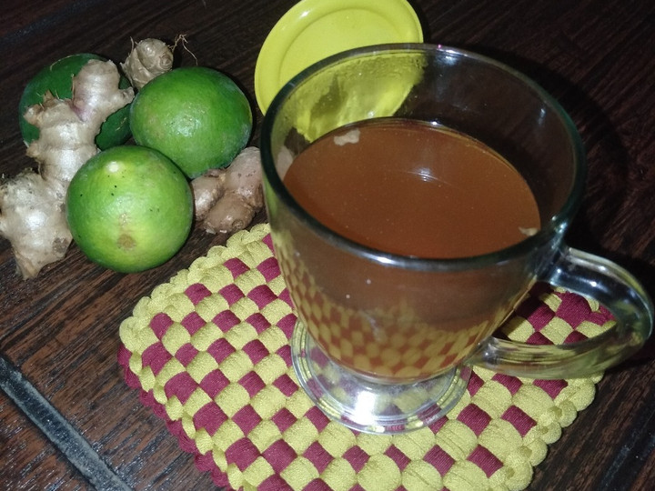 Resep: Teh jahe jeruk nipis anget Untuk Jualan