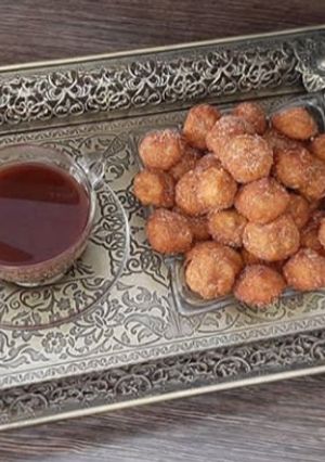 عکسی از دستور پیراشکی سیب