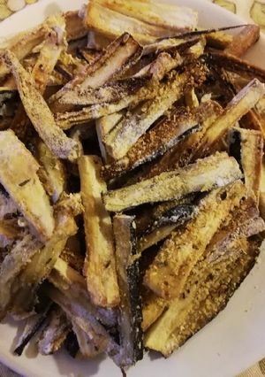 Foto di Strips di melanzane al forno (idea light) 🍆