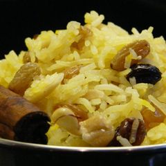 Kalpna's Sweet Saffron Rice A picture of Kalpna's Sweet Saffron Rice.