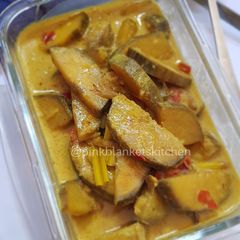 A picture of Plaintain in Spicy Coconut Cream.