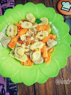 Foto resep Tumis Jagung Putren Bakso