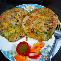 A picture of Multigrain veg pancake.