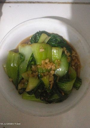Foto resep Tumis pakcoy bawang putih