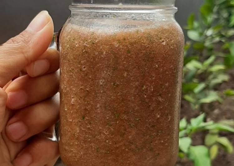 Cara olah Smoothie Sayur Hijau  yang Enak Banget