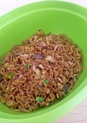 Foto resep mie goreng bakso