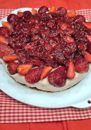 Foto resep Puding Cheesecake "Birthday Merah Putih to my sweet girl"❤️🤍😘
