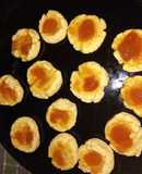 Galletas de mantequilla con mermelada de papayas