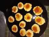 Galletas de mantequilla con mermelada de papayas