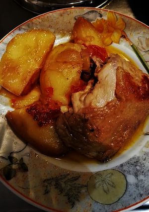 Csirkecomb krumplival Israeli módra 🥔 🐔 recept fotója