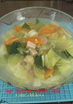 Foto resep Sop Sayuran Kornet Babi