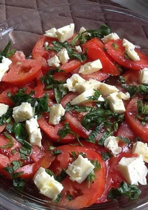 Una foto de Ensalada capresa