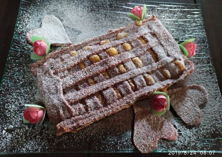 Strudel rivisitato con farina di riso rosso