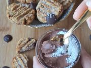 Une photo de biscuit vegan
