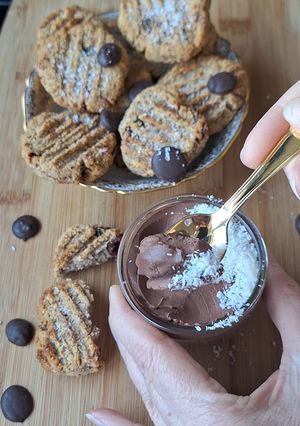 Une photo de Crème Chocolat 🍫 et Biscuits