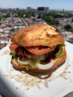 Una foto de Pan de hamburguesa casera